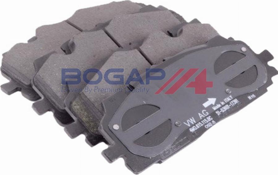 BOGAP A8210266 - Гальмівні колодки, дискові гальма autocars.com.ua