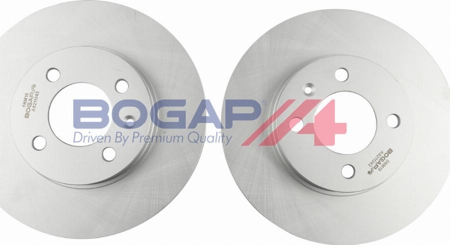 BOGAP A8211343 - Гальмівний диск autocars.com.ua