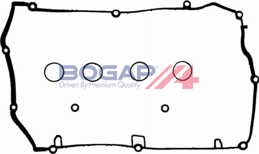 BOGAP B1118104 - Прокладка, кришка головки циліндра autocars.com.ua