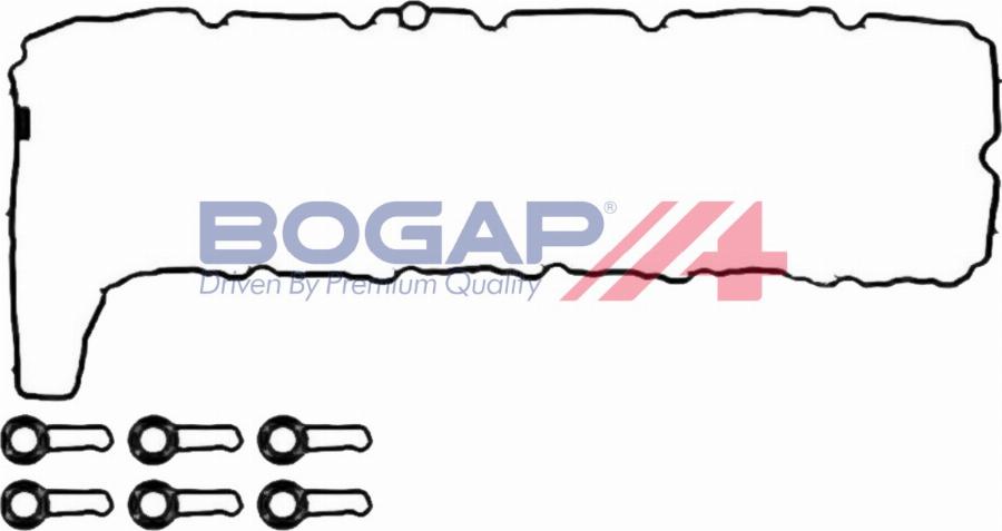 BOGAP B1118124 - Прокладка, кришка головки циліндра autocars.com.ua