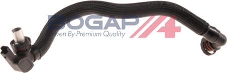 BOGAP B1210174 - Шланг, вентиляція картера autocars.com.ua