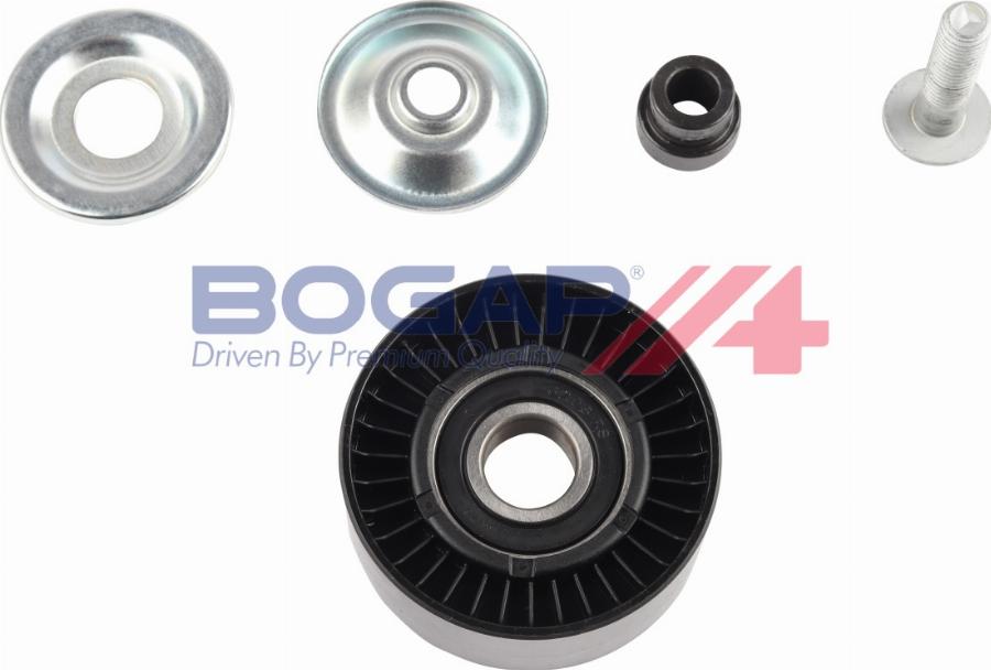 BOGAP B1320108 - Паразитний / провідний ролик, поліклиновий ремінь autocars.com.ua