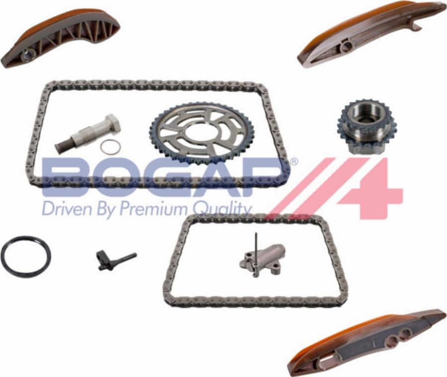 BOGAP B1328143 - Комплект ланцюга приводу распредвала autocars.com.ua