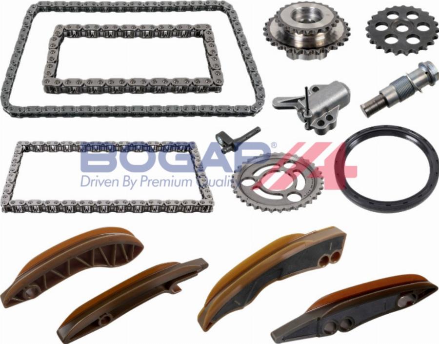BOGAP B1328148 - Комплект ланцюга приводу распредвала autocars.com.ua