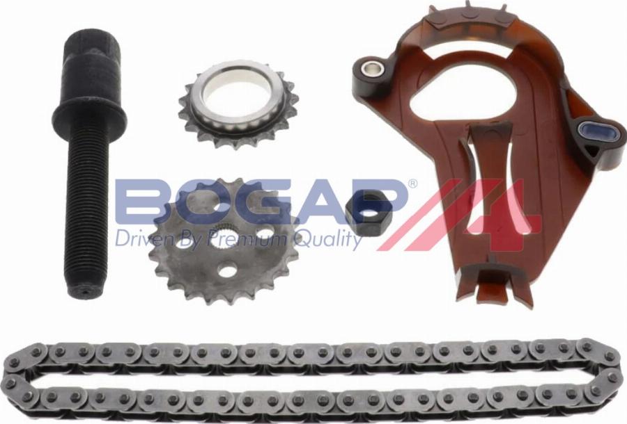 BOGAP B1432104 - Комплект ланцюга, привід масляного насоса autocars.com.ua