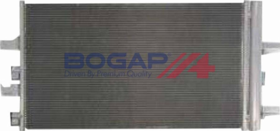 BOGAP B4117107 - Конденсатор, кондиціонер autocars.com.ua