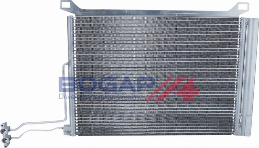 BOGAP B4117110 - Конденсатор, кондиціонер autocars.com.ua