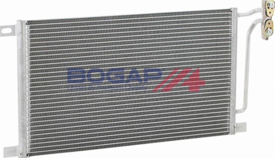 BOGAP B4117115 - Конденсатор, кондиціонер autocars.com.ua