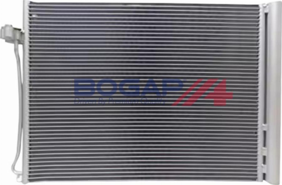 BOGAP B4117116 - Конденсатор, кондиціонер autocars.com.ua