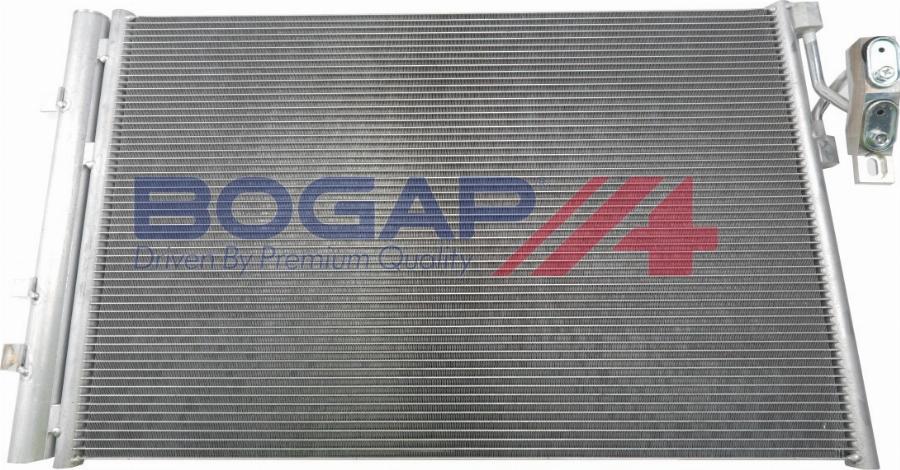 BOGAP B4117117 - Конденсатор, кондиціонер autocars.com.ua