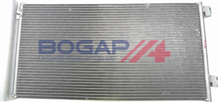 BOGAP B4117119 - Конденсатор, кондиціонер autocars.com.ua
