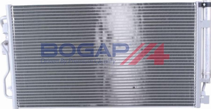 BOGAP B4117133 - Конденсатор, кондиціонер autocars.com.ua