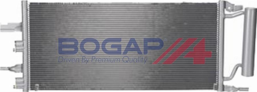 BOGAP B4117139 - Конденсатор, кондиціонер autocars.com.ua