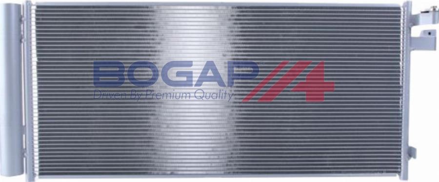 BOGAP B4117143 - Конденсатор, кондиціонер autocars.com.ua