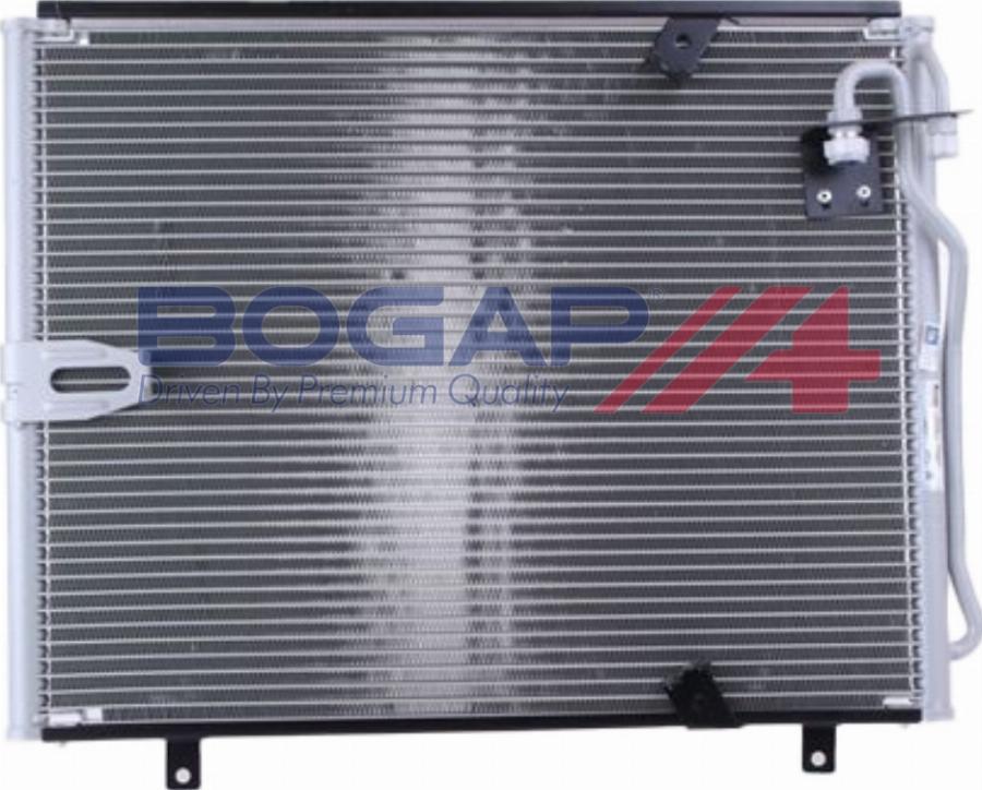 BOGAP B4117144 - Конденсатор, кондиціонер autocars.com.ua