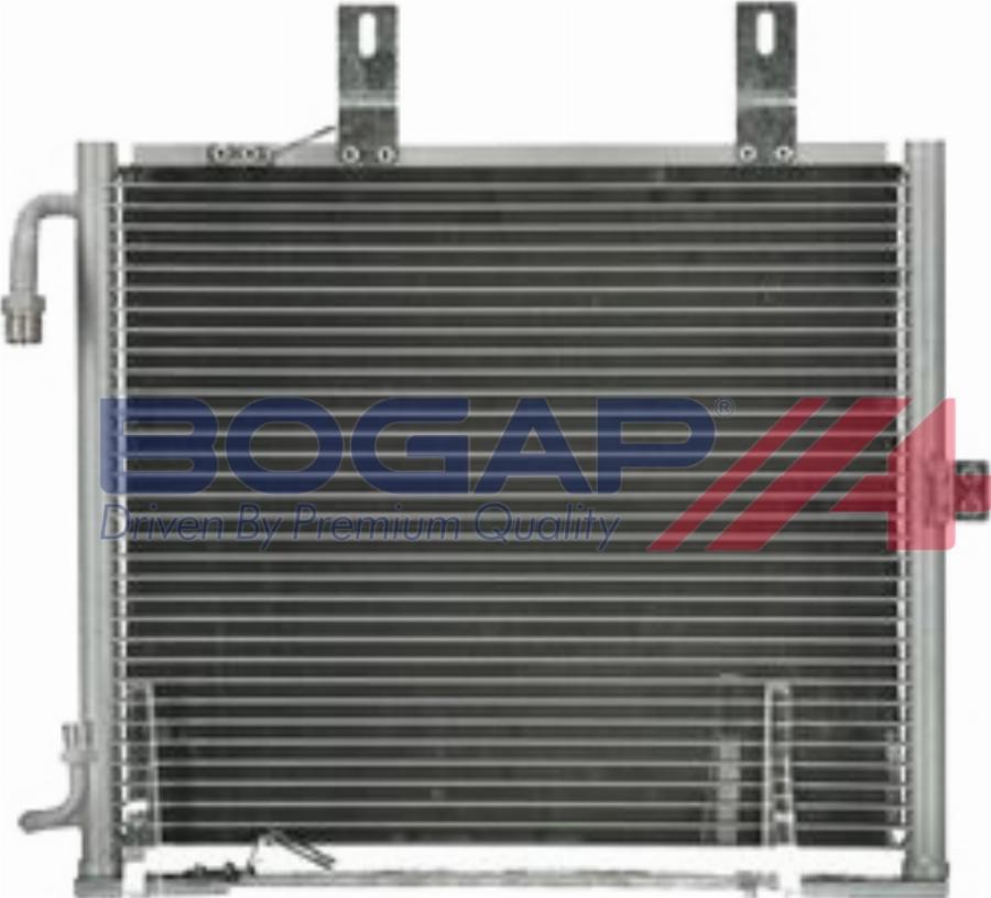 BOGAP B4117145 - Конденсатор, кондиціонер autocars.com.ua