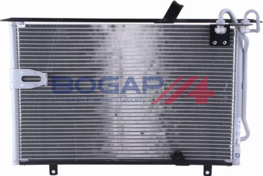 BOGAP B4117147 - Конденсатор, кондиціонер autocars.com.ua