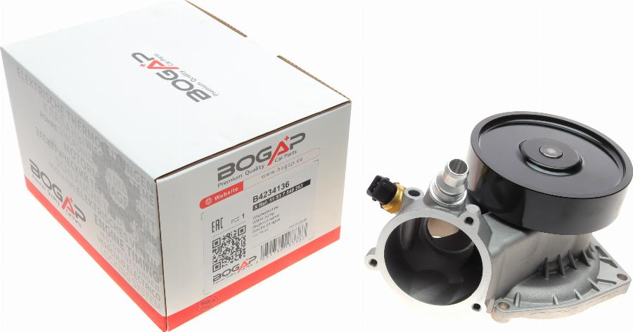 BOGAP B4234136 - Водяний насос autocars.com.ua