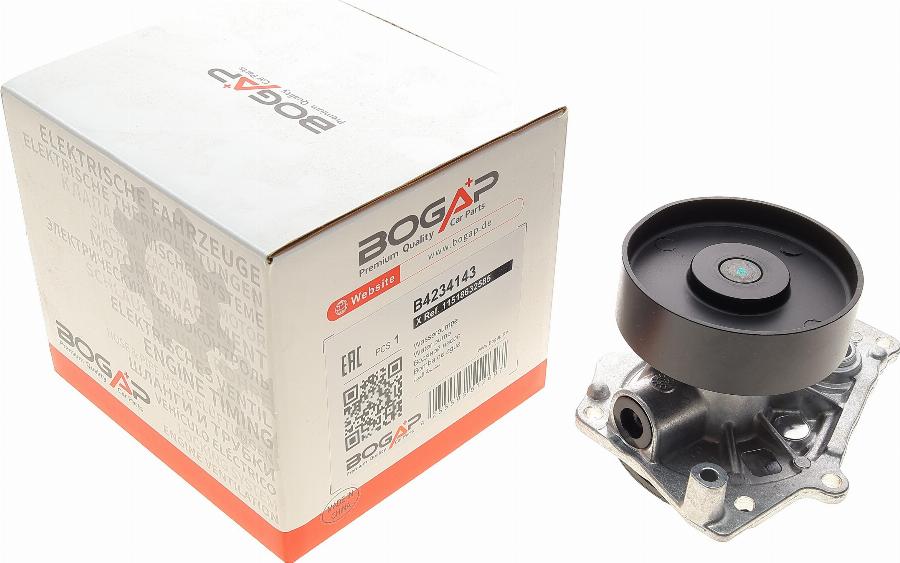 BOGAP B4234143 - Водяний насос autocars.com.ua