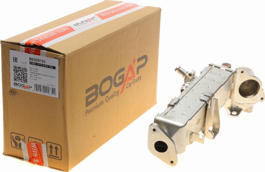 BOGAP B6320103 - Клапан повернення ОГ autocars.com.ua