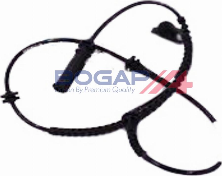 BOGAP B7117160 - Датчик ABS, частота обертання колеса autocars.com.ua