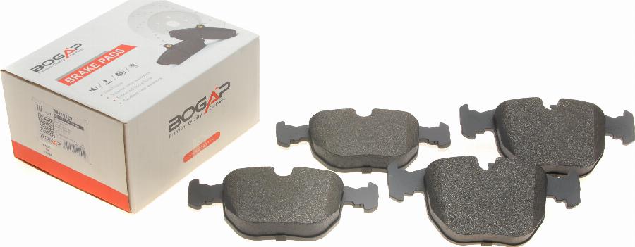 BOGAP B8210129 - Гальмівні колодки, дискові гальма autocars.com.ua
