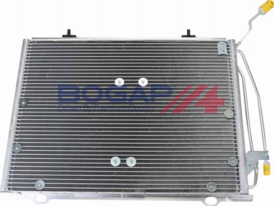 BOGAP C4117104 - Конденсатор, кондиціонер autocars.com.ua