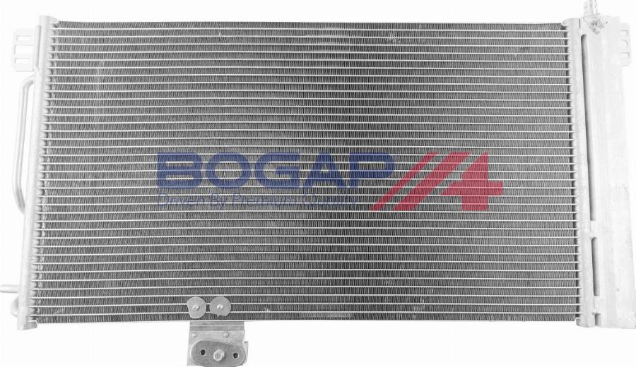 BOGAP C4117107 - Конденсатор, кондиціонер autocars.com.ua