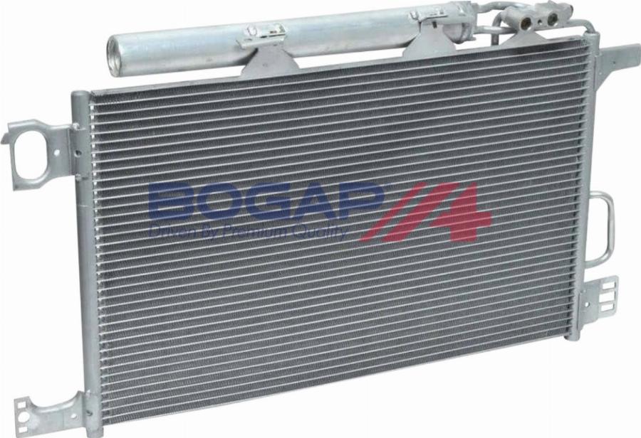 BOGAP C4117108 - Конденсатор, кондиціонер autocars.com.ua