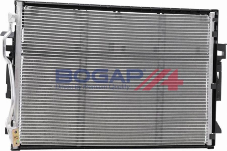 BOGAP C4117115 - Конденсатор, кондиціонер autocars.com.ua