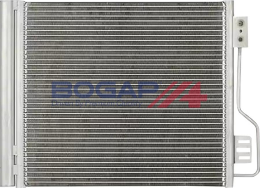 BOGAP C4117120 - Конденсатор, кондиціонер autocars.com.ua