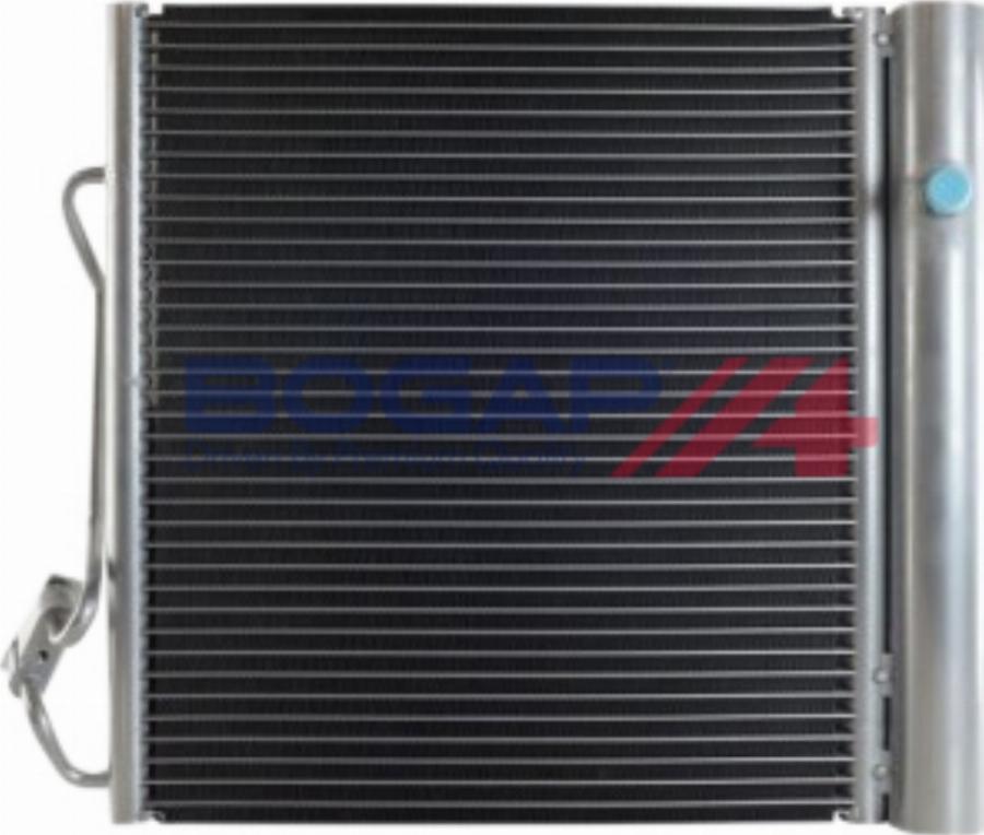 BOGAP C4117124 - Конденсатор, кондиціонер autocars.com.ua