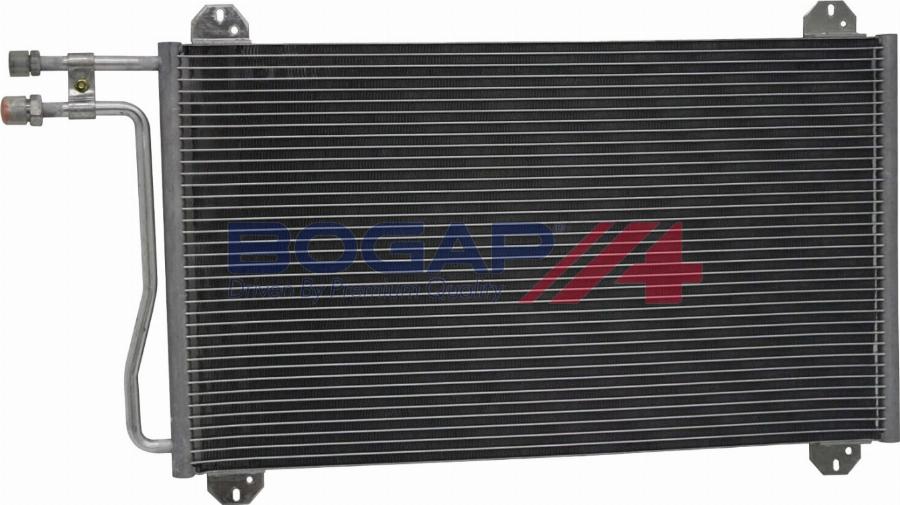 BOGAP C4117133 - Конденсатор, кондиціонер autocars.com.ua
