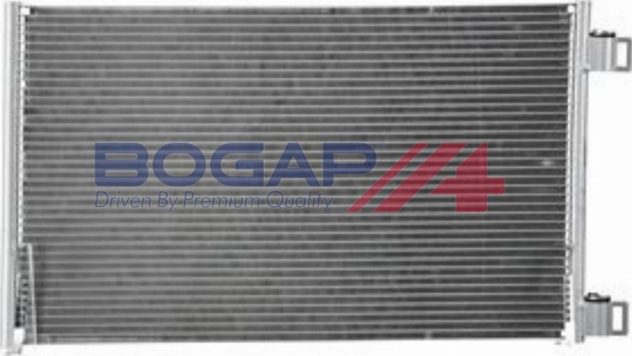 BOGAP C4117137 - Конденсатор, кондиціонер autocars.com.ua