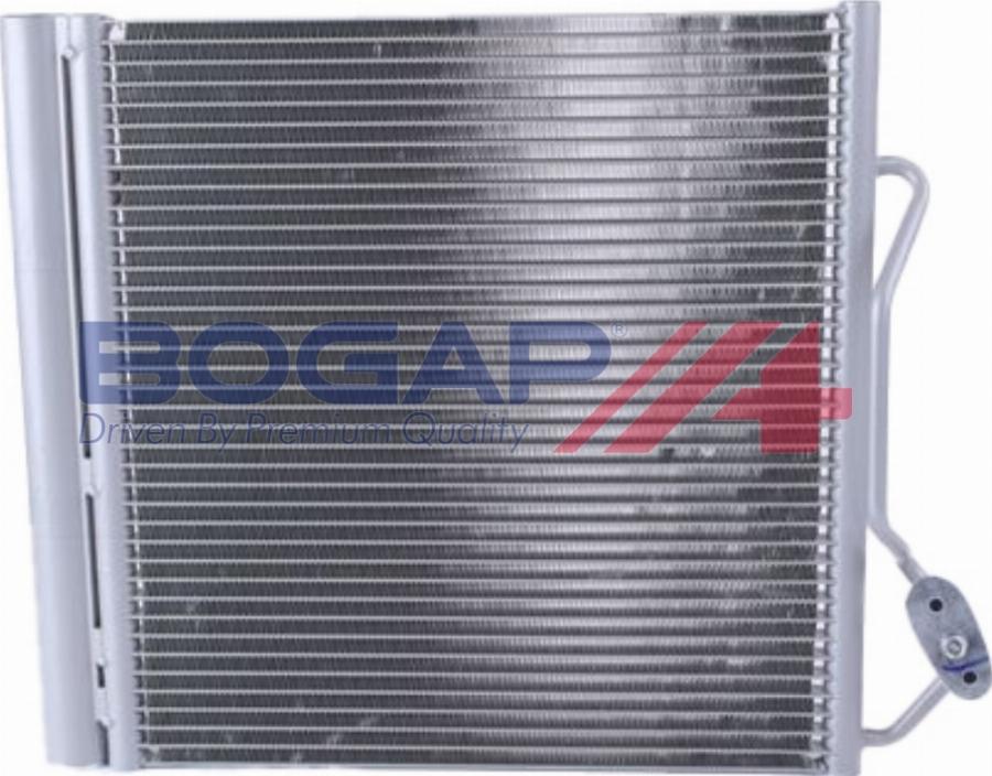 BOGAP C4117138 - Конденсатор, кондиціонер autocars.com.ua