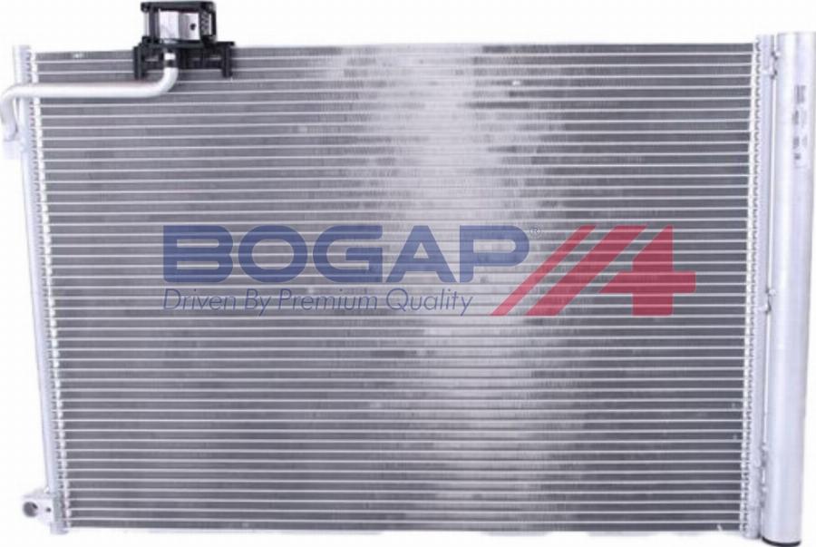 BOGAP C4117140 - Конденсатор, кондиціонер autocars.com.ua