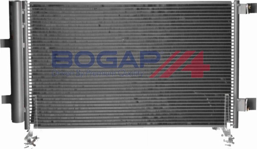 BOGAP C4117148 - Конденсатор, кондиціонер autocars.com.ua