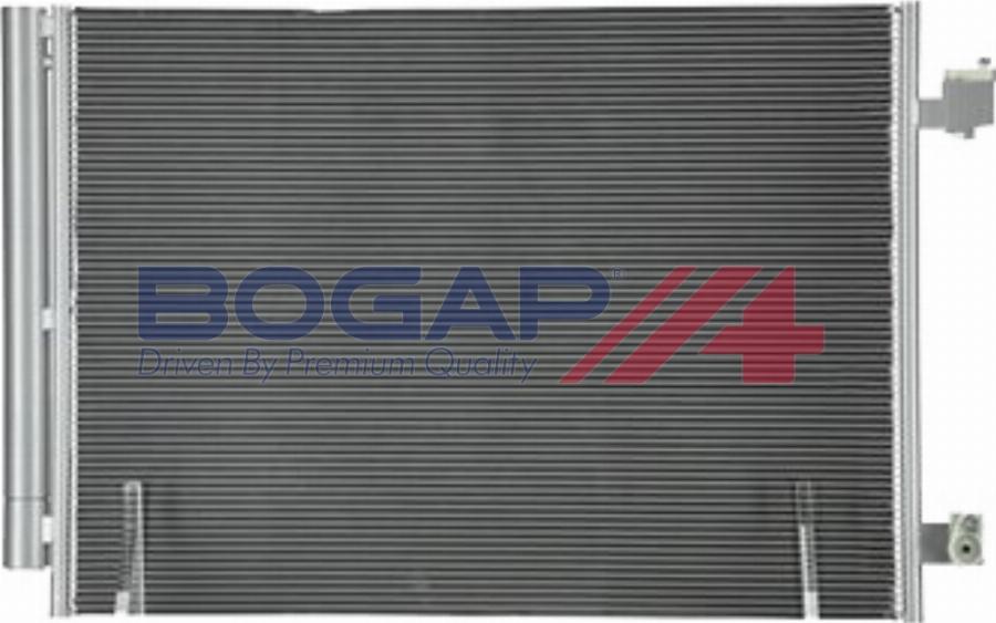 BOGAP C4117149 - Конденсатор, кондиціонер autocars.com.ua