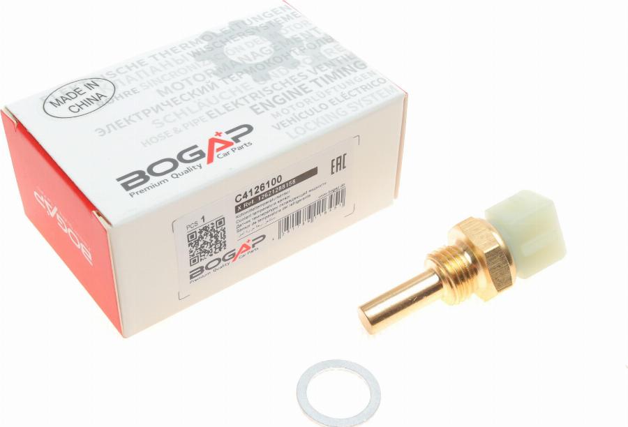 BOGAP C4126100 - Датчик, температура охолоджуючої рідини autocars.com.ua