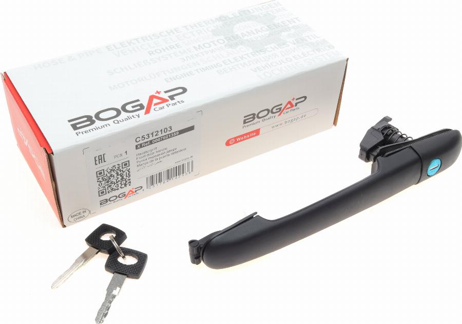 BOGAP C5312103 - Ручка двері autocars.com.ua