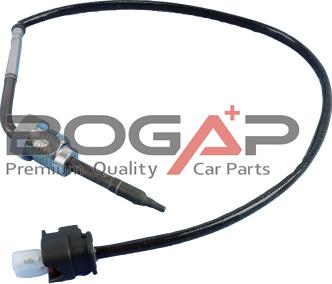 BOGAP C6120100 - Датчик, температура вихлопних газів autocars.com.ua