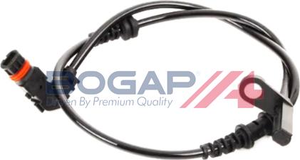 BOGAP C7117110 - Датчик ABS, частота обертання колеса autocars.com.ua