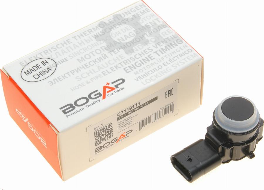 BOGAP C7119111 - Датчик, система помощи при парковке autodnr.net