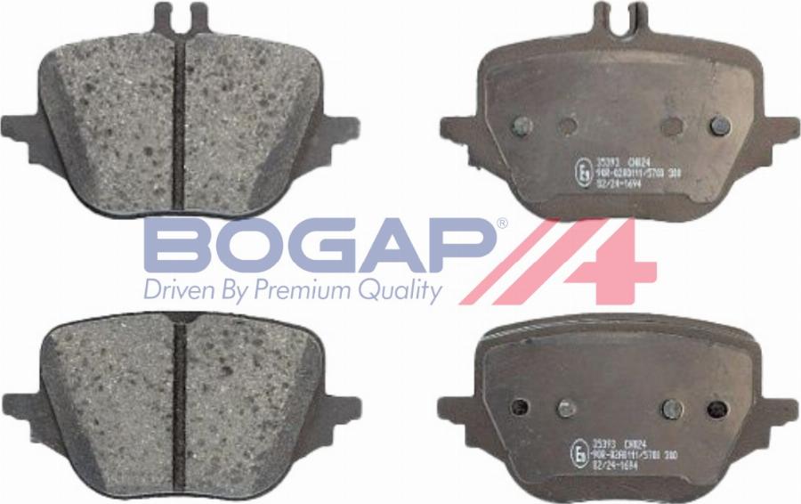 BOGAP C8210253 - Гальмівні колодки, дискові гальма autocars.com.ua