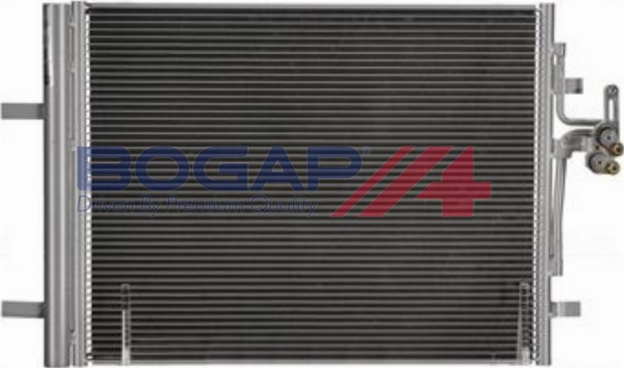 BOGAP E4117108 - Конденсатор, кондиціонер autocars.com.ua