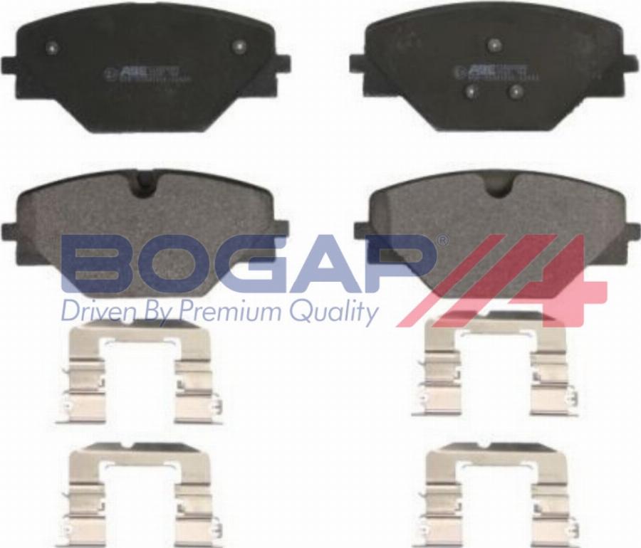 BOGAP E8210125 - Гальмівні колодки, дискові гальма autocars.com.ua