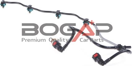 BOGAP F1621110 - Шланг, витік палива autocars.com.ua