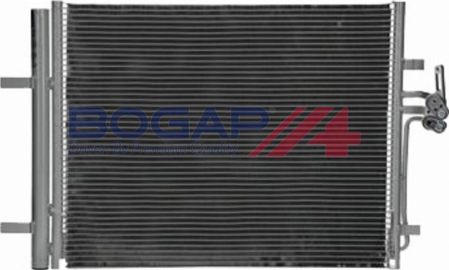 BOGAP F4117100 - Конденсатор, кондиціонер autocars.com.ua