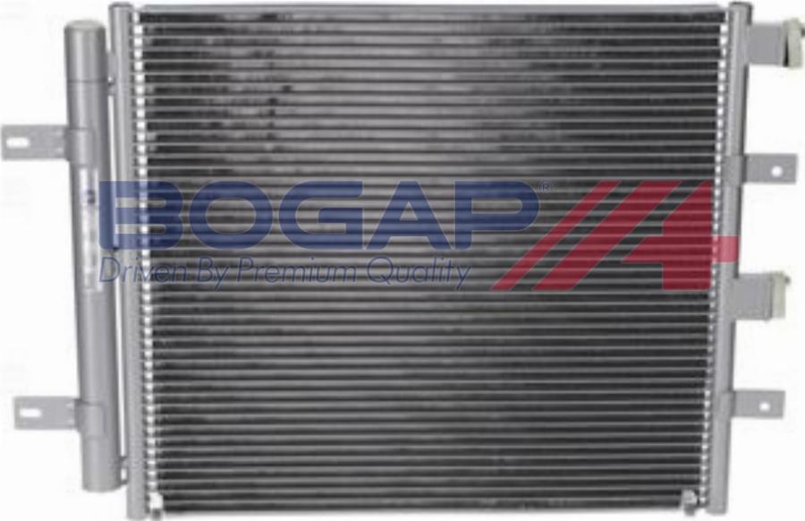BOGAP F4117101 - Конденсатор, кондиціонер autocars.com.ua