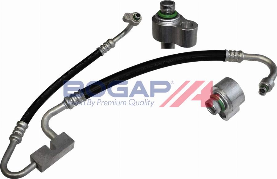 BOGAP F4128102 - Трубопровід високого / низького тиску, кондиціонер autocars.com.ua